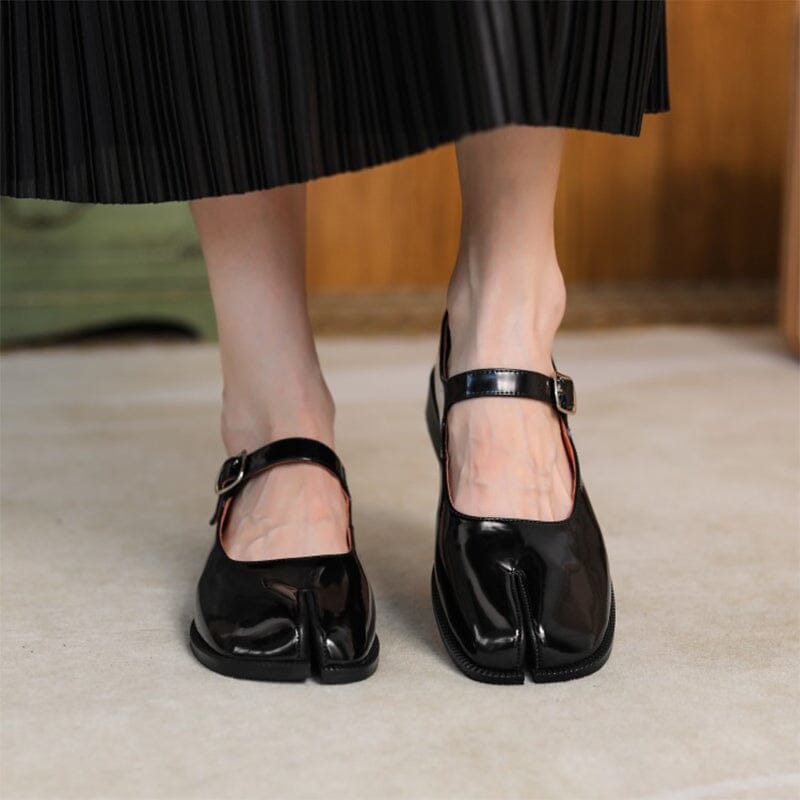 Scarlett&Claire™| Martha Leather Mary Janes