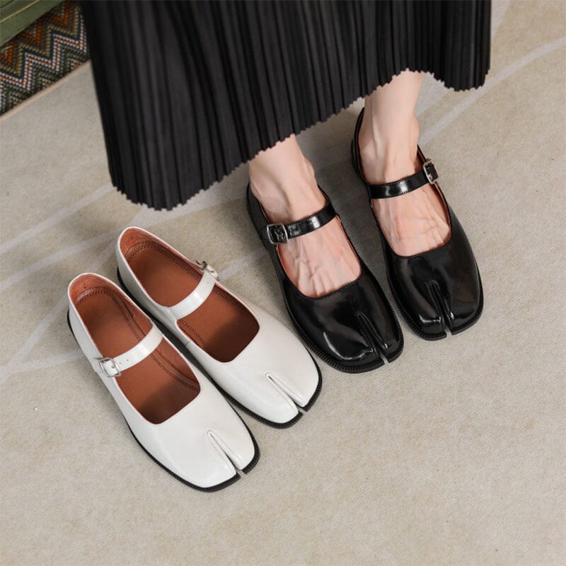 Scarlett&Claire™| Martha Leather Mary Janes