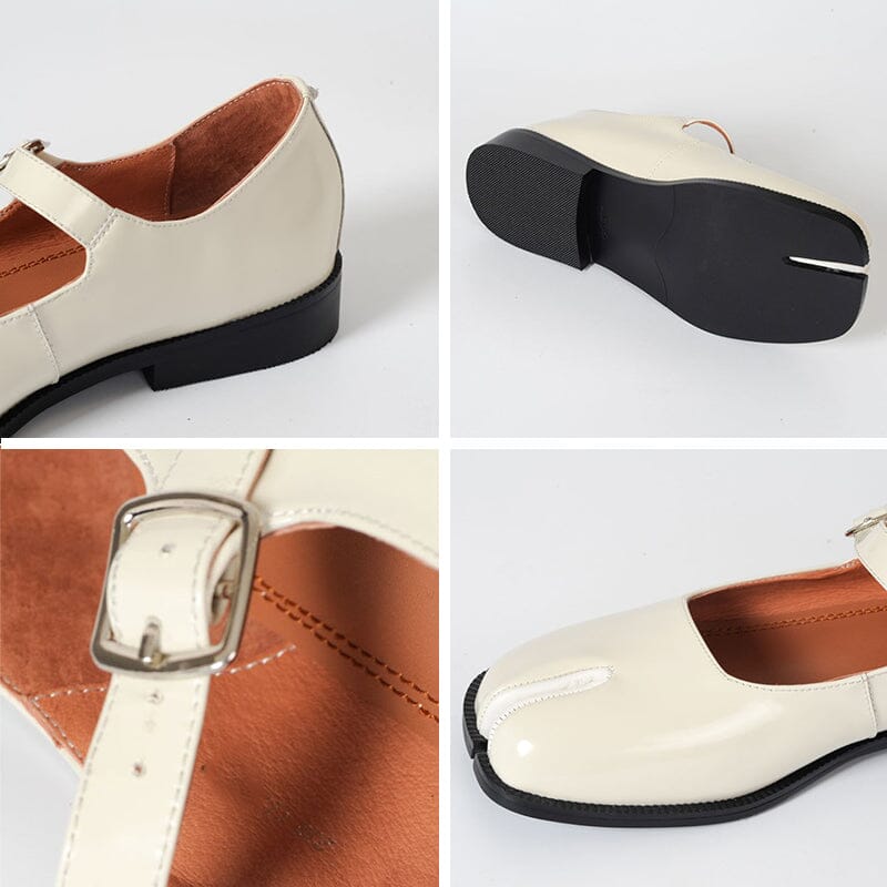 Scarlett&Claire™| Martha Leather Mary Janes