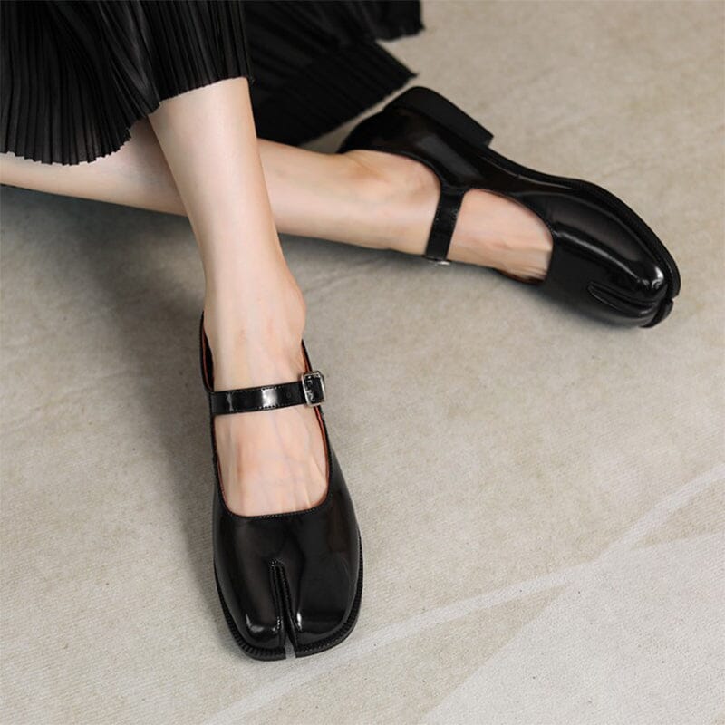 Scarlett&Claire™| Martha Leather Mary Janes