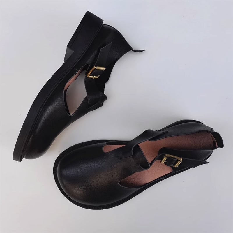 Scarlett&Claire™| Colette Leather Mary Janes