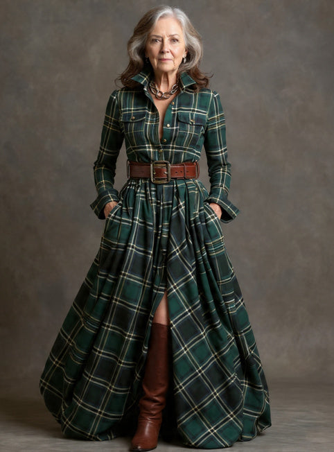 Evelyn | Classic Elegant Shirt Dress